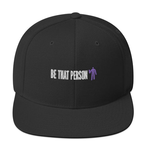 Snapback Hat - Purple Logo