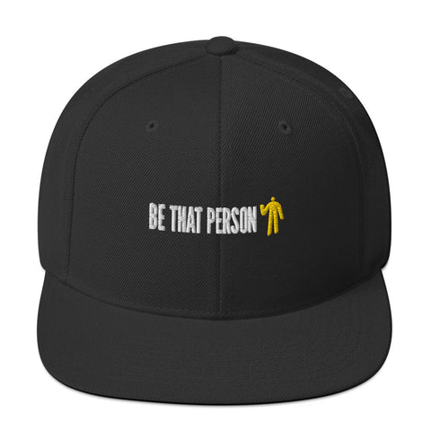 Snapback Hat - Yellow Logo