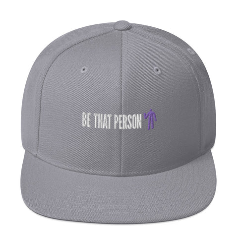 Snapback Hat - Purple Logo