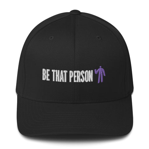 Structured Twill Cap - Purple Logo