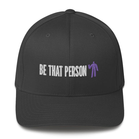 Structured Twill Cap - Purple Logo