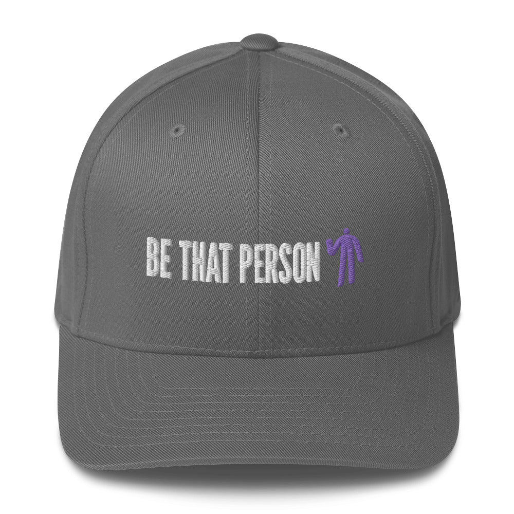 Structured Twill Cap - Purple Logo