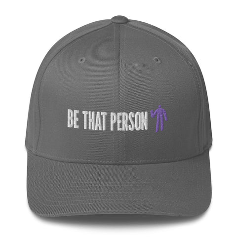Structured Twill Cap - Purple Logo
