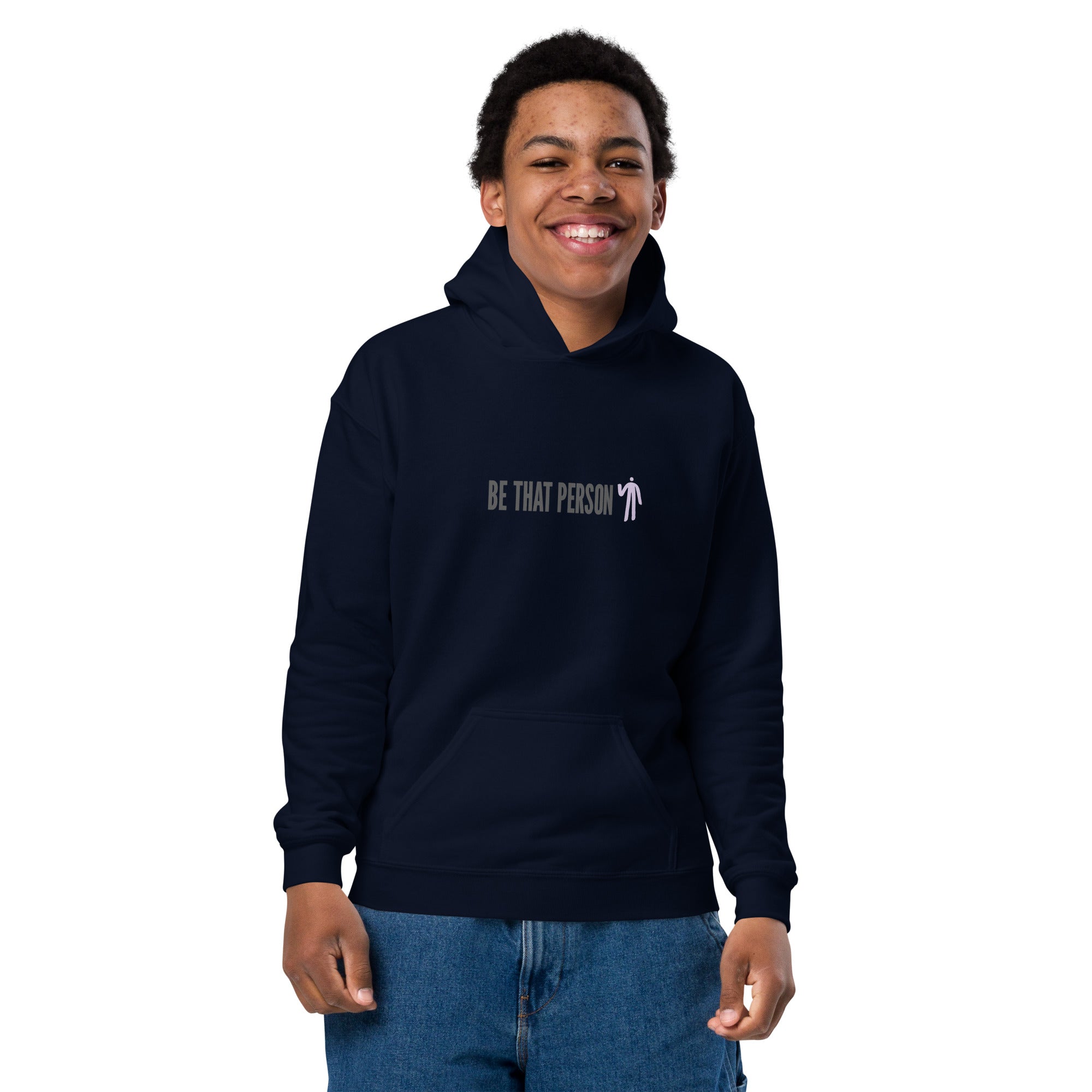 Youth Hoodie - Purple Logo