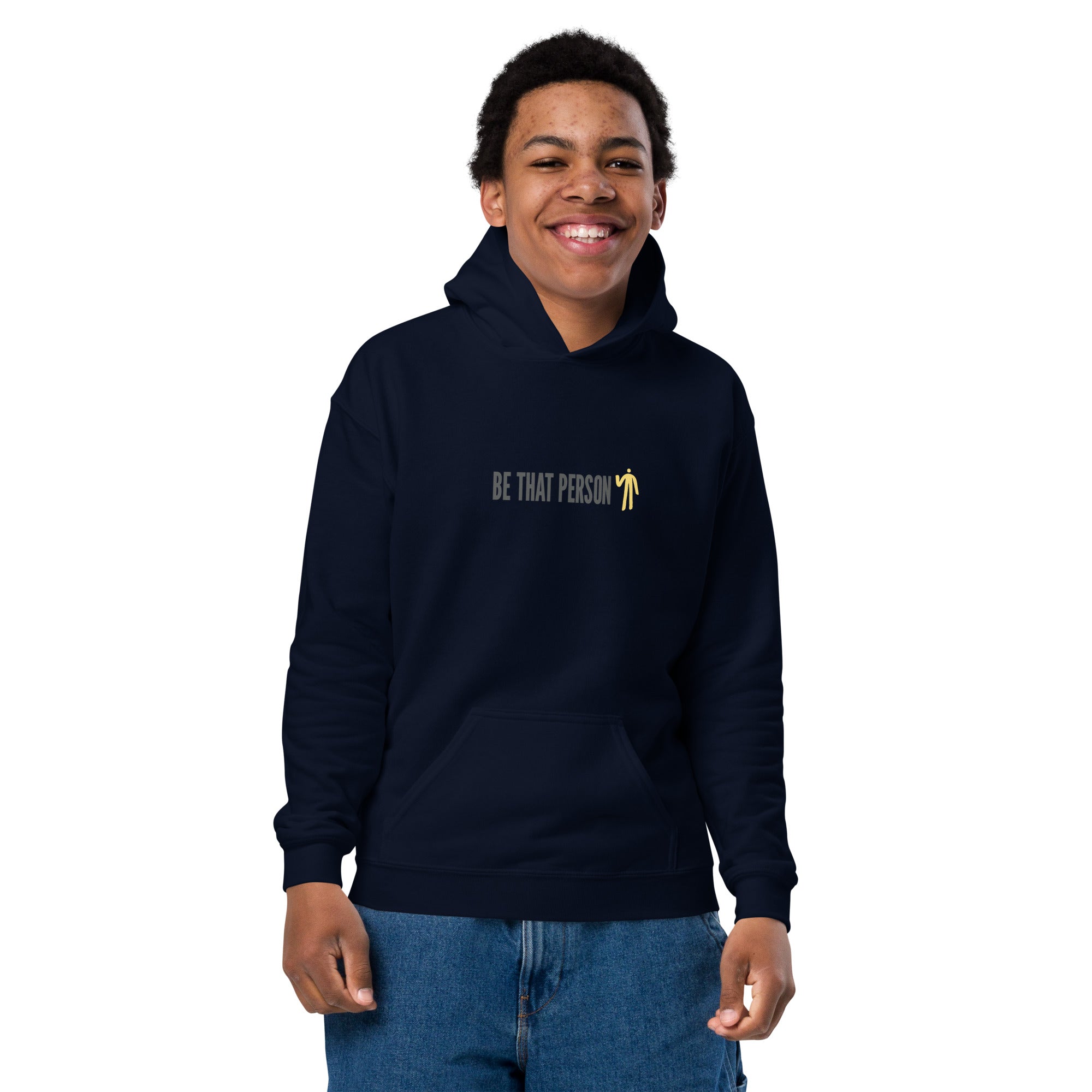 Youth Hoodie - Yellow Logo