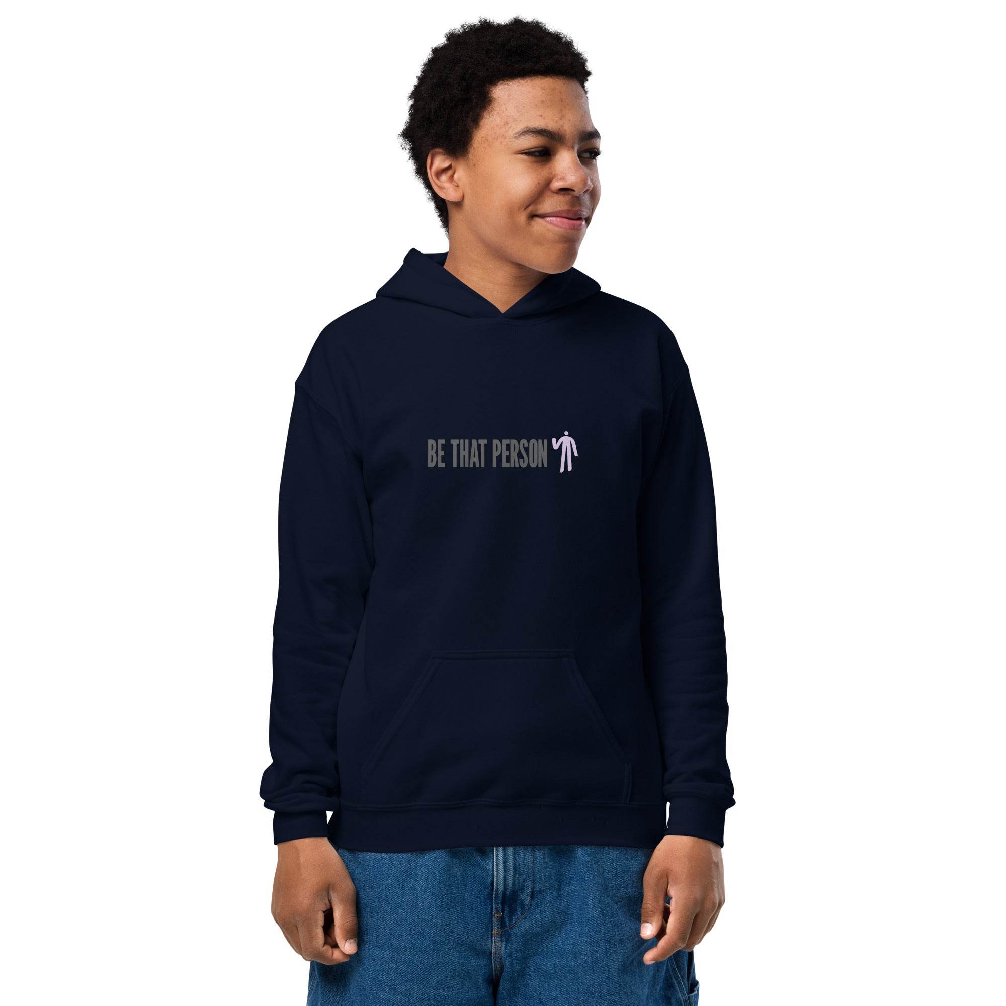 Youth Hoodie - Purple Logo