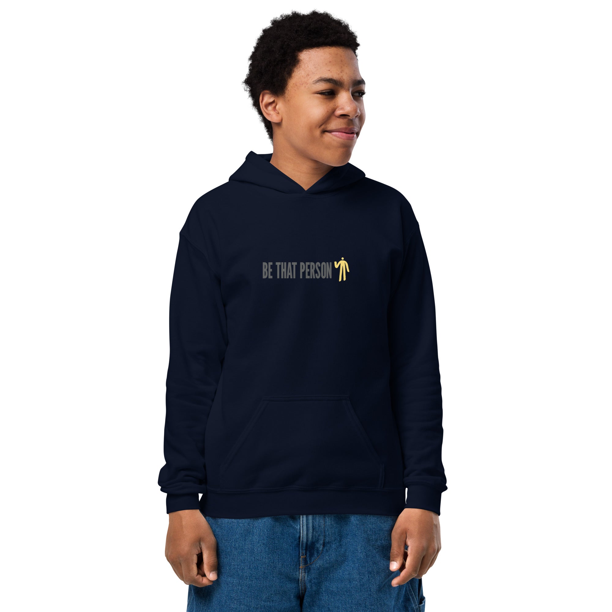 Youth Hoodie - Yellow Logo