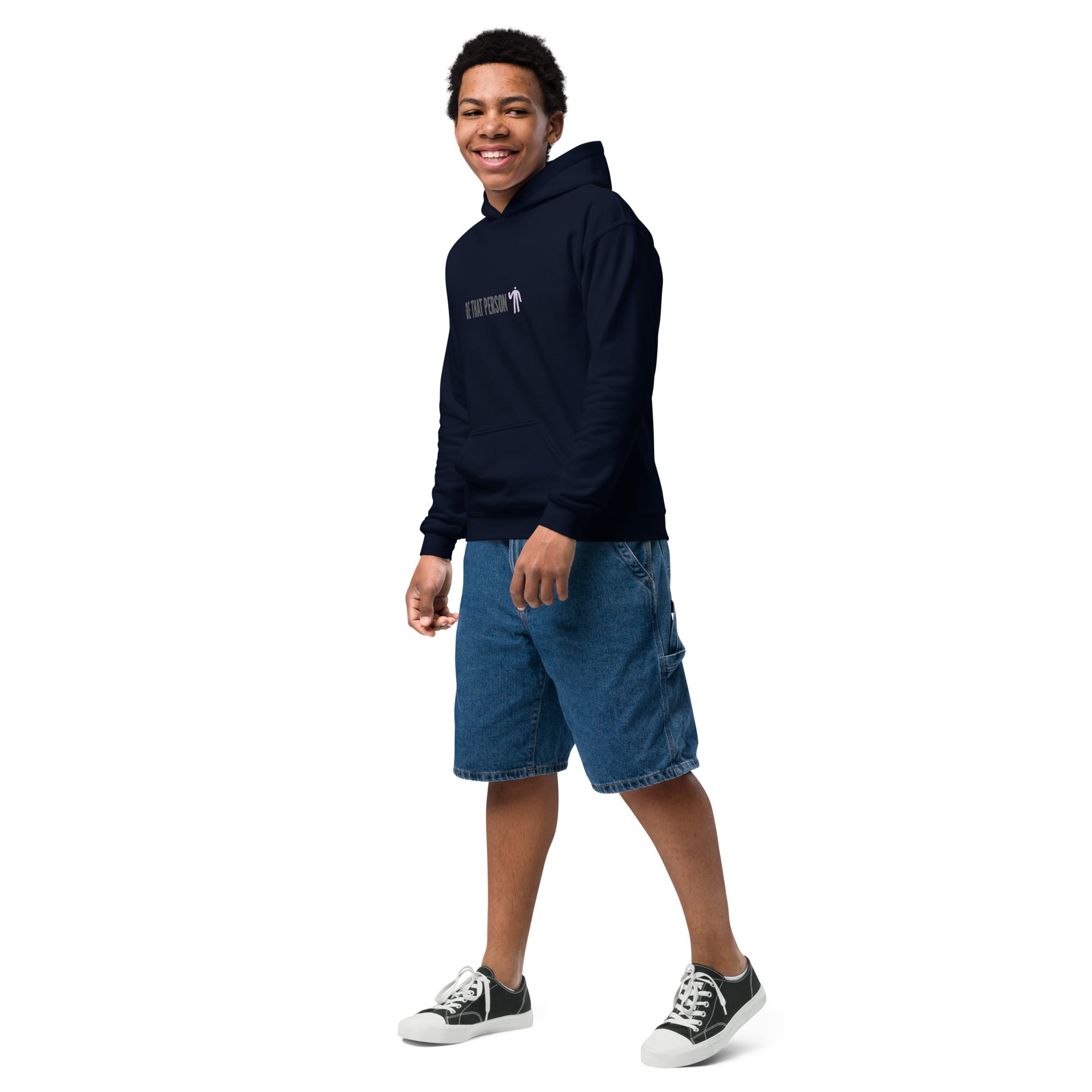 Youth Hoodie - Purple Logo