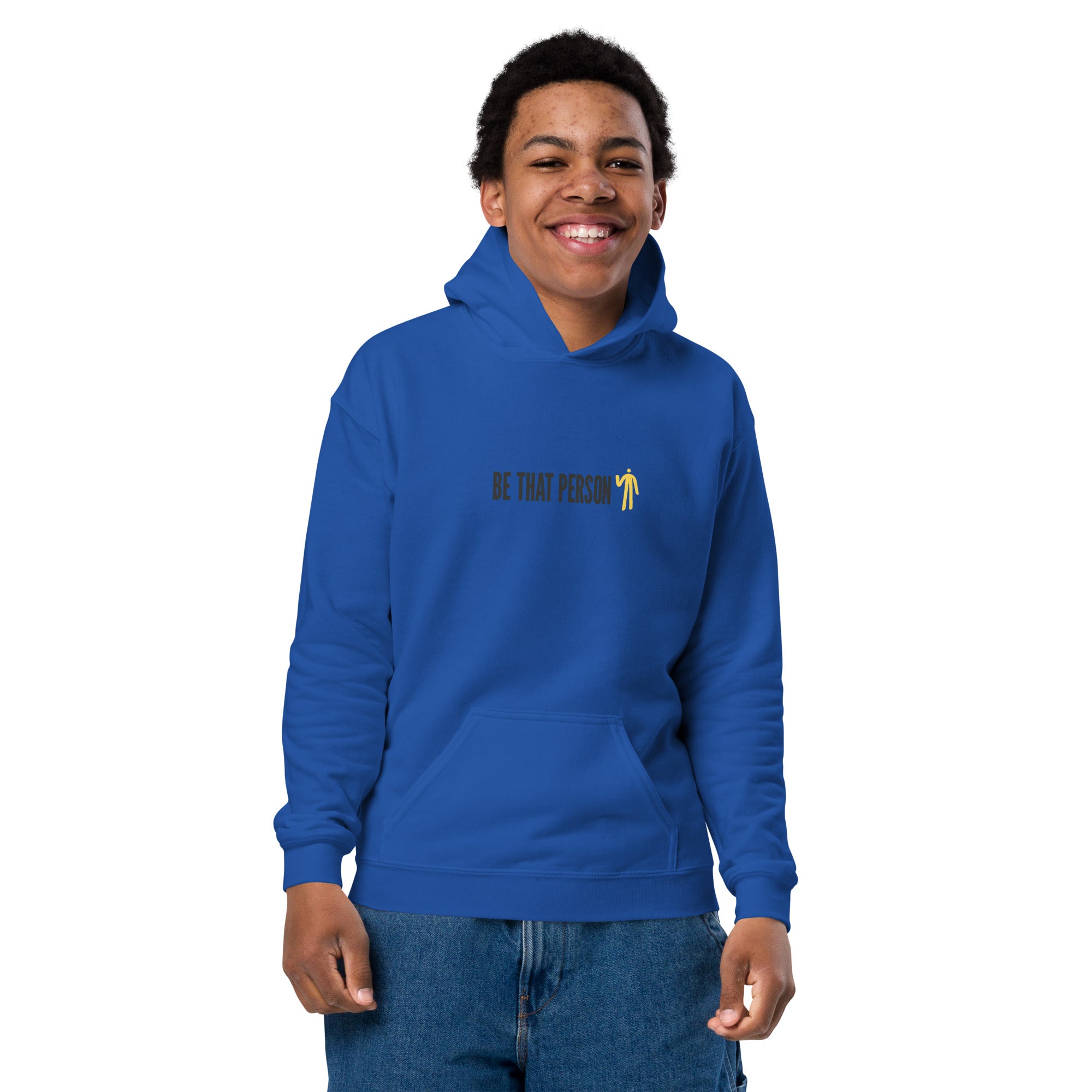 Youth Hoodie - Yellow Logo