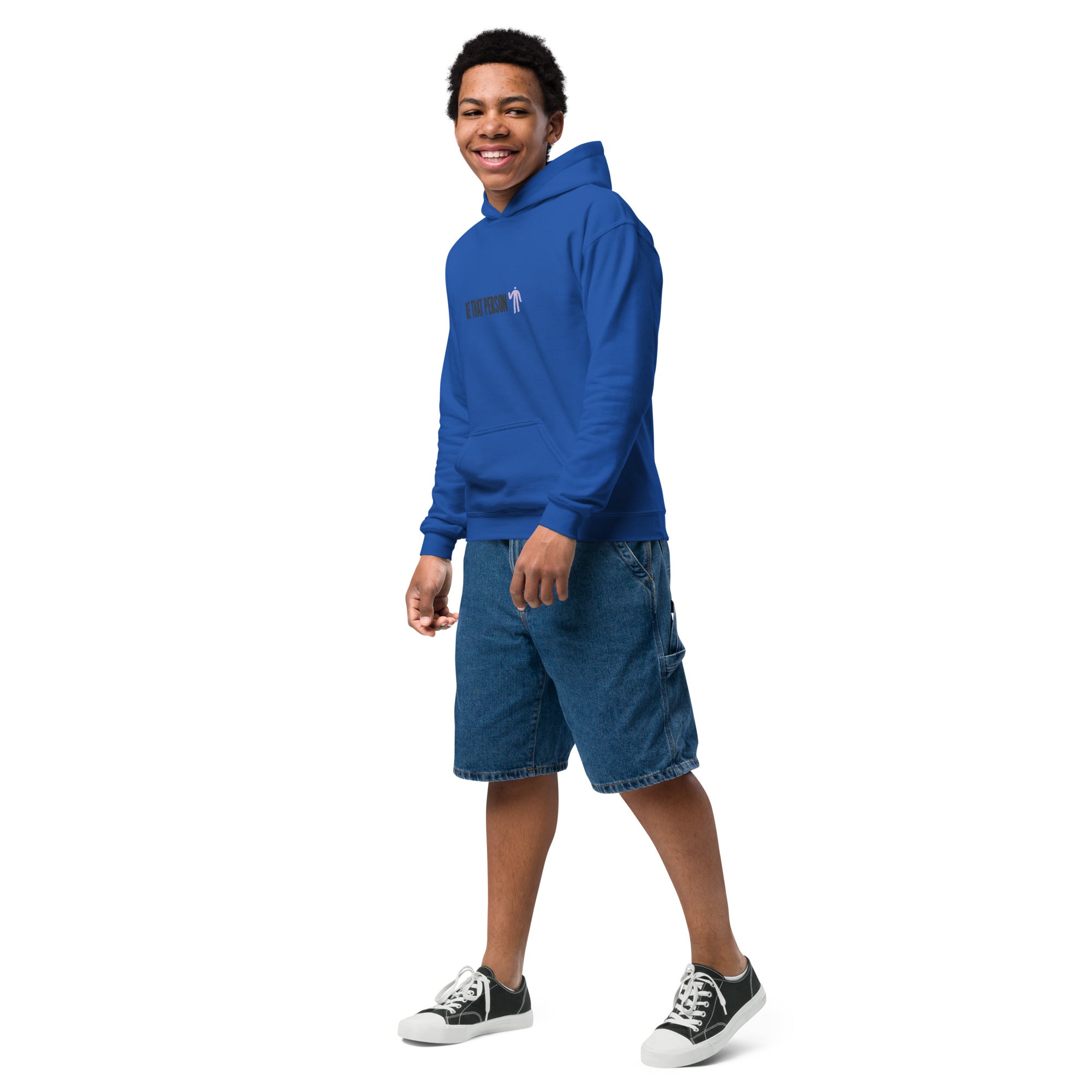 Youth Hoodie - Purple Logo
