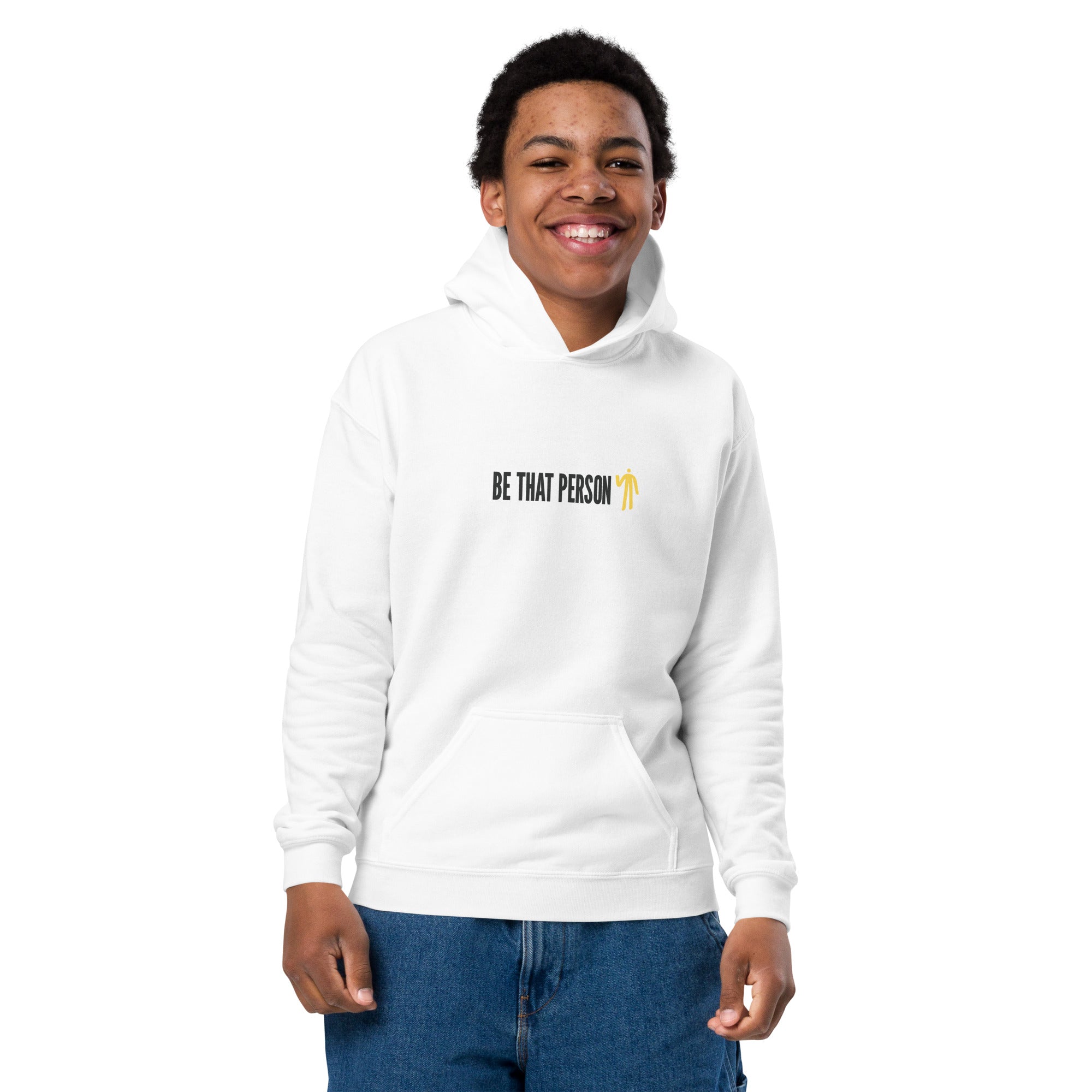 Youth Hoodie - Yellow Logo