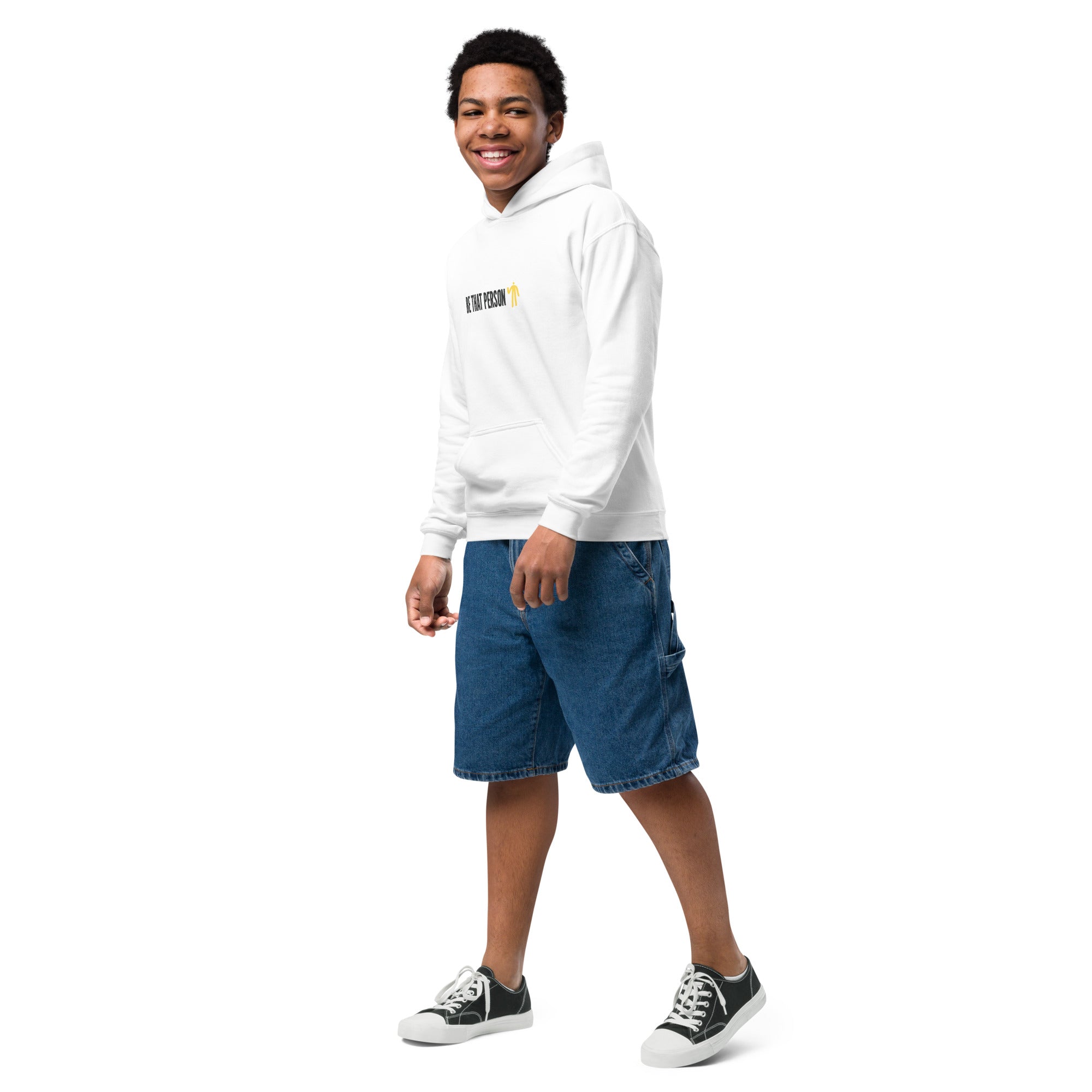 Youth Hoodie - Yellow Logo