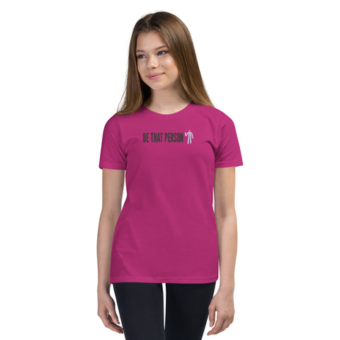 Youth Short Sleeve T-Shirt - Purple Logo