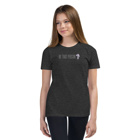 Youth Short Sleeve T-Shirt - Purple Logo