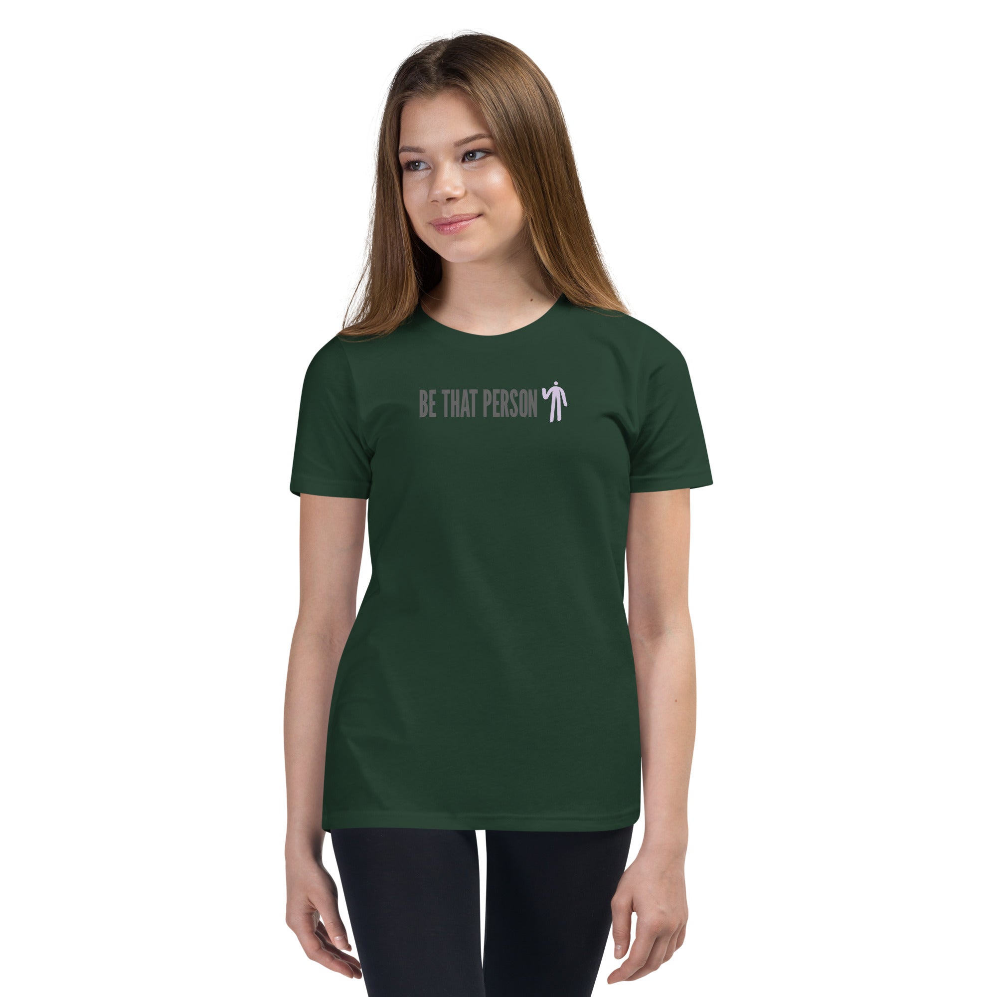 Youth Short Sleeve T-Shirt - Purple Logo