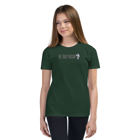 Youth Short Sleeve T-Shirt - Purple Logo