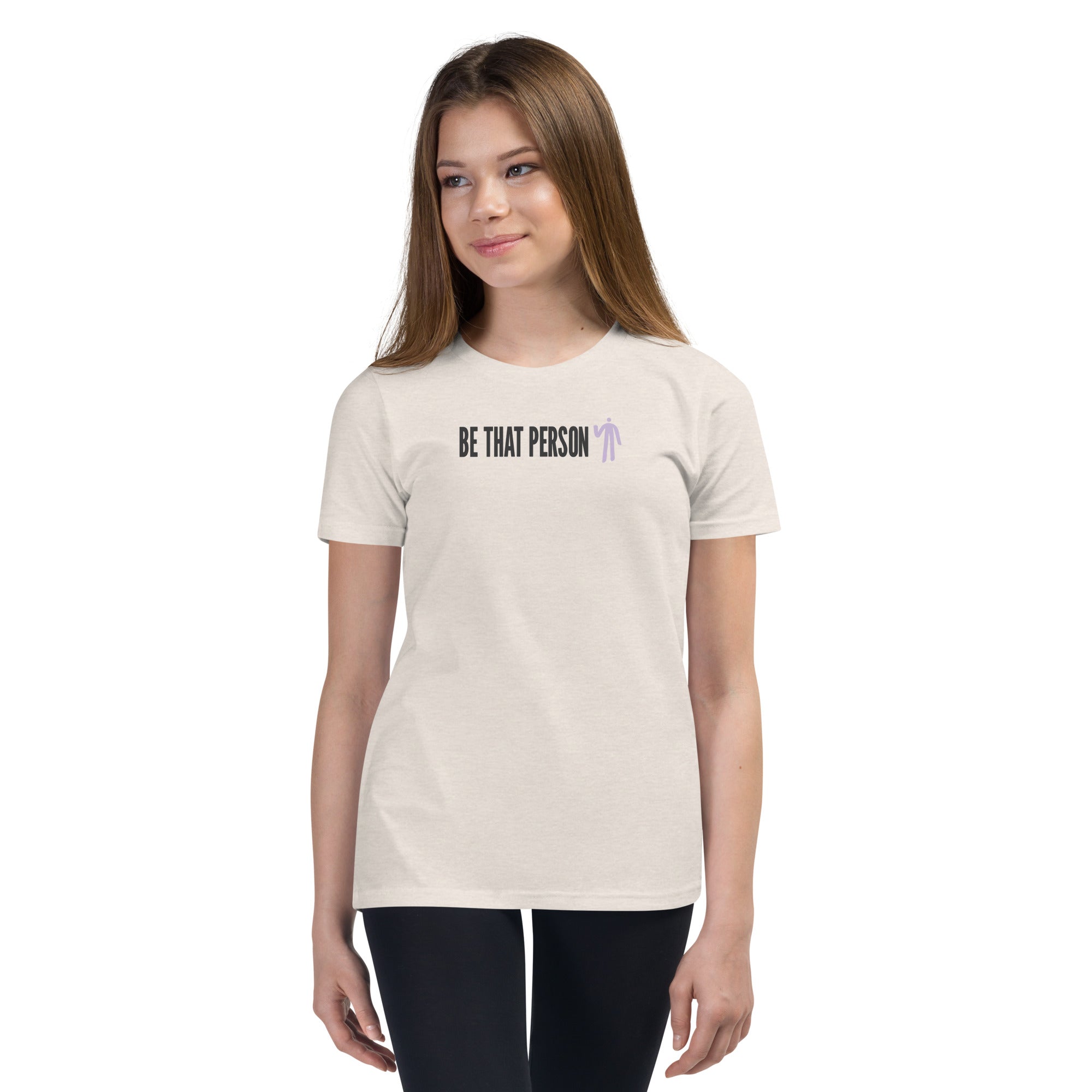 Youth Short Sleeve T-Shirt - Purple Logo