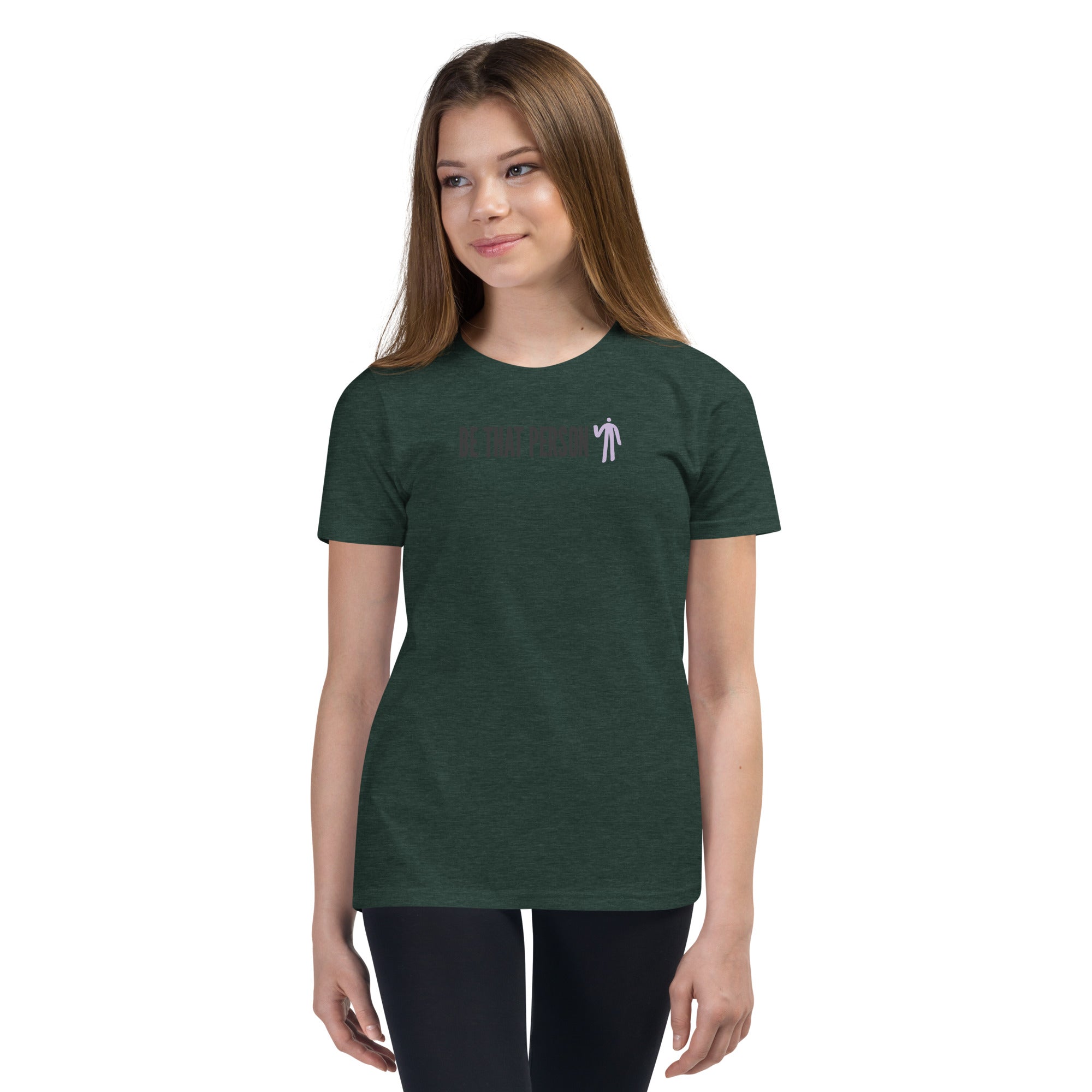 Youth Short Sleeve T-Shirt - Purple Logo