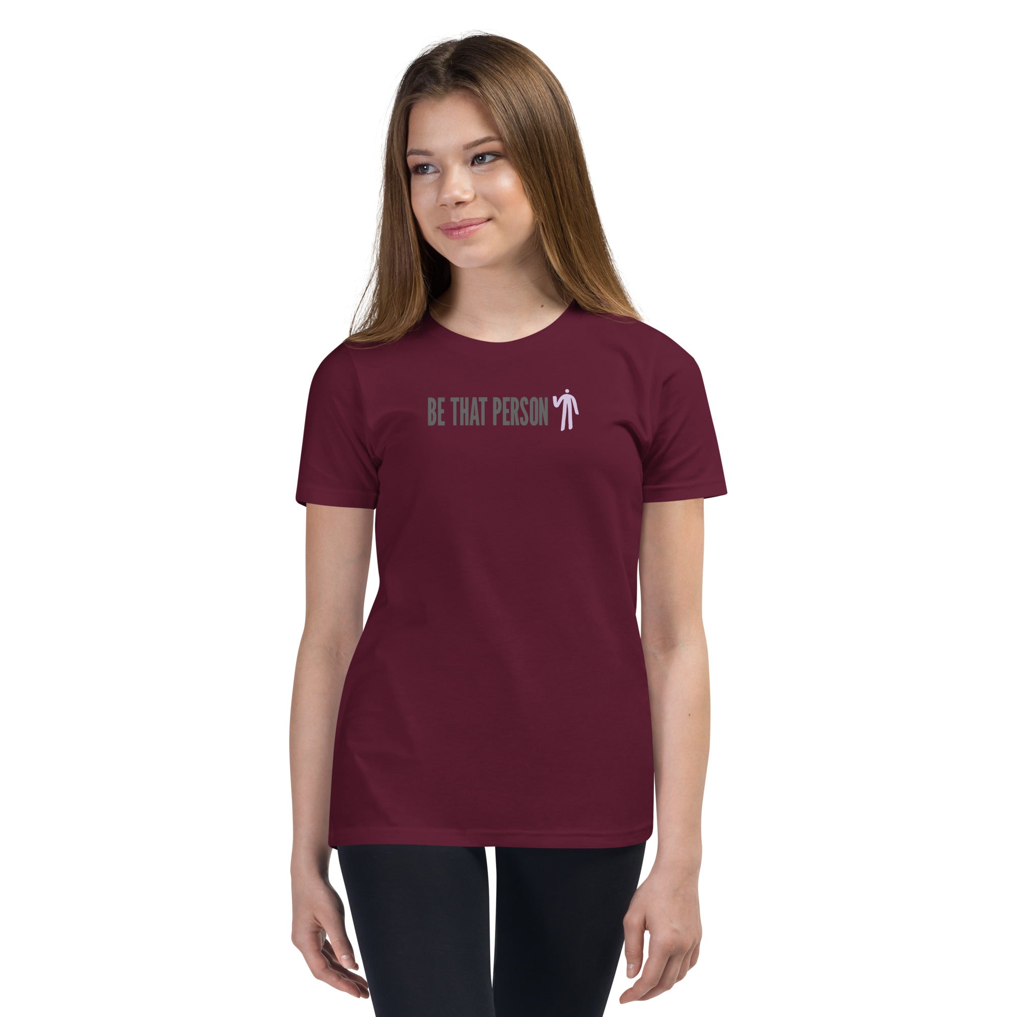 Youth Short Sleeve T-Shirt - Purple Logo