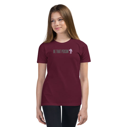Youth Short Sleeve T-Shirt - Purple Logo