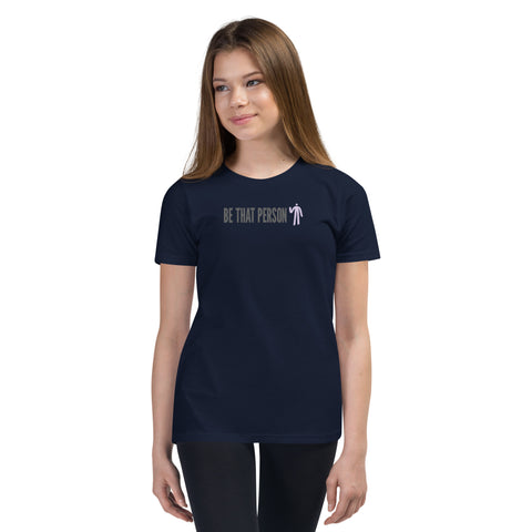 Youth Short Sleeve T-Shirt - Purple Logo