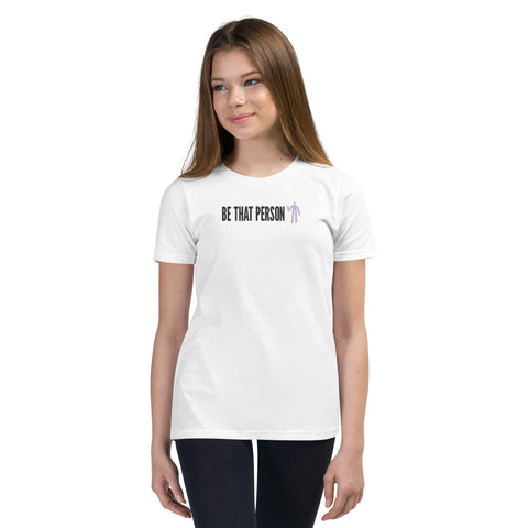 Youth Short Sleeve T-Shirt - Purple Logo